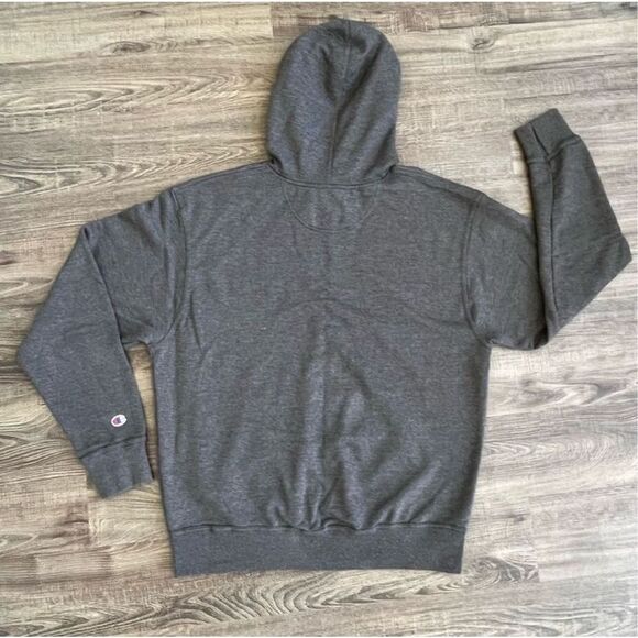Champion Powerblend Pullover Grey Hoodie Size Large Men’s - Picture 8 of 14